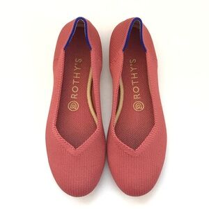 ROTHY’S Retired Copper The Flat Pink Ballet Round Toe Women’s Size 7.5